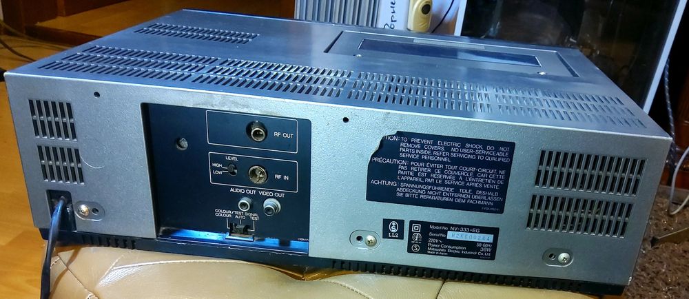Panasonic NV-333  Японский видеомагнитофон легенда 80х.