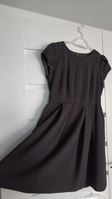 Sukienka czarna Zara Basic 38 M