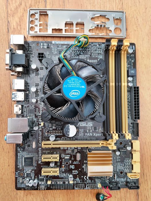 Asus B85M-G(s1150) + Intel Core i5-4590(3.3-3.7GHz)Box