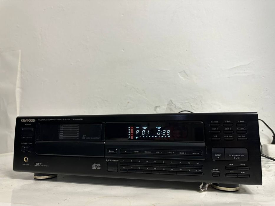 Odtwarzacz CD Kenwood DP-M6650 | CD Changer 6+1 | 1-bit DAC | Hi-Fi | Made in Japan