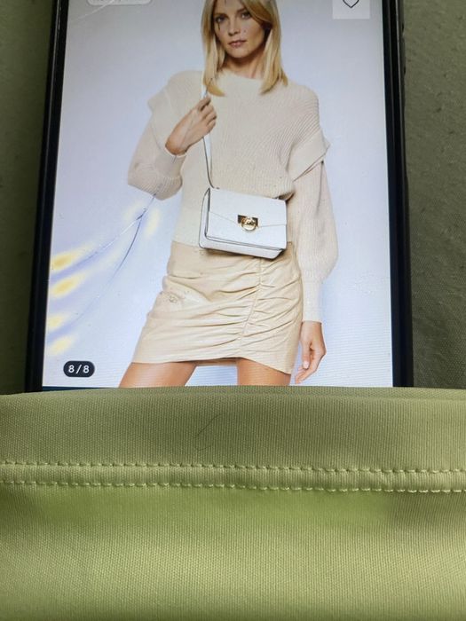 Фирменная дамская сумочка Michael KORS  пудрового цвета,  кожаная.