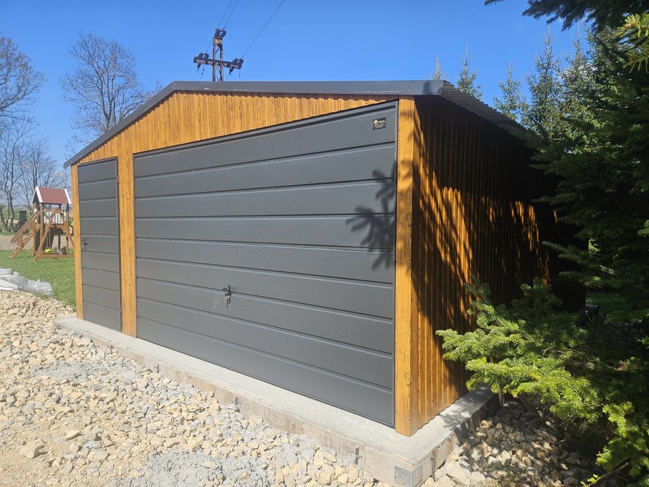 5x5 MAŁ Garaże Blaszane Garaż Blaszany Blaszak Blaszaki  Obróbki