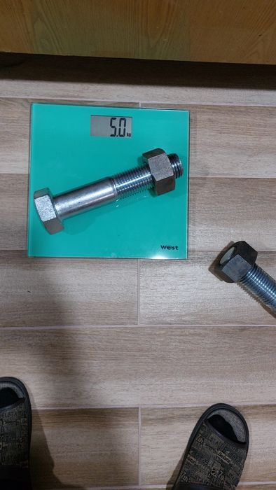 Болт с гайкой 2шт в сборе. М48х240