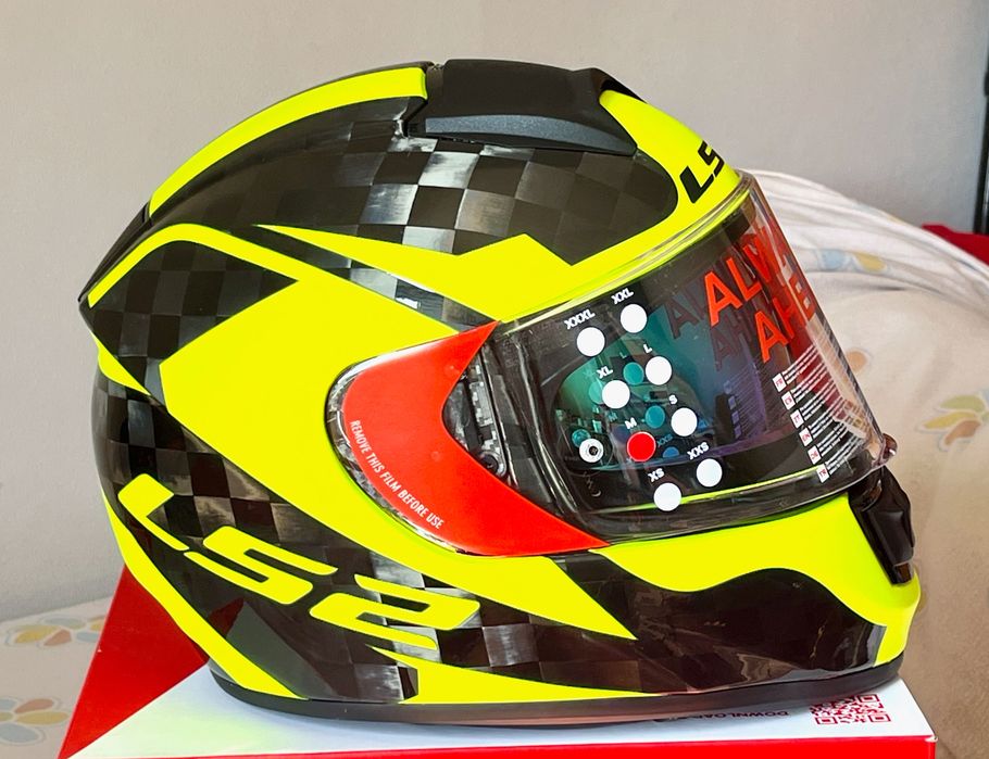 Capacete NOVO Carbono Total Ls2 ff397 Vector (43% DESCONTO) Tamanho S