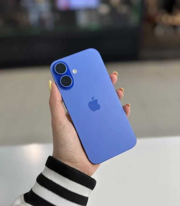 HIT/iPhone 16 128 GB ultramarine/Bateria 100%/Gwarancja 24msc/WARSZAWA