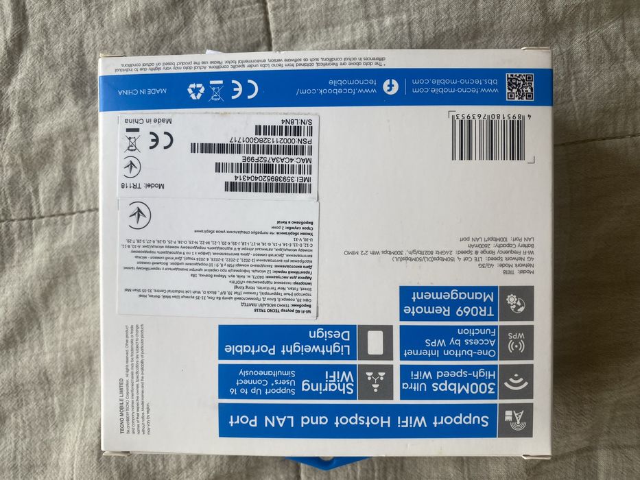 Мобільний маршрутизатор TECNO