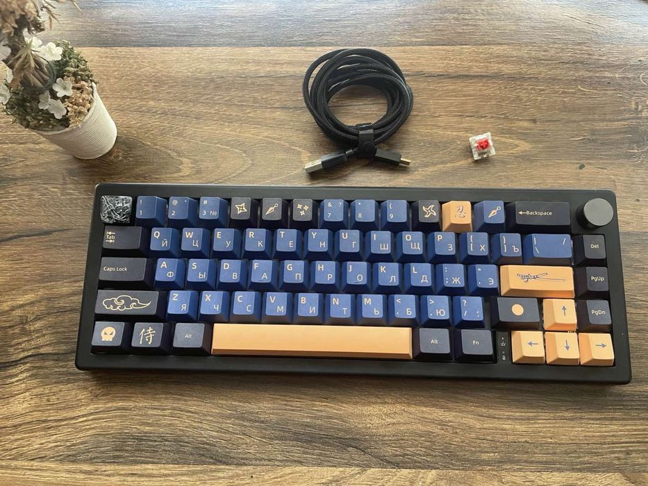 Кастомна бездротова механічна клавіатура GMK67,Cherry МX『RGB』『HOTSWAP』