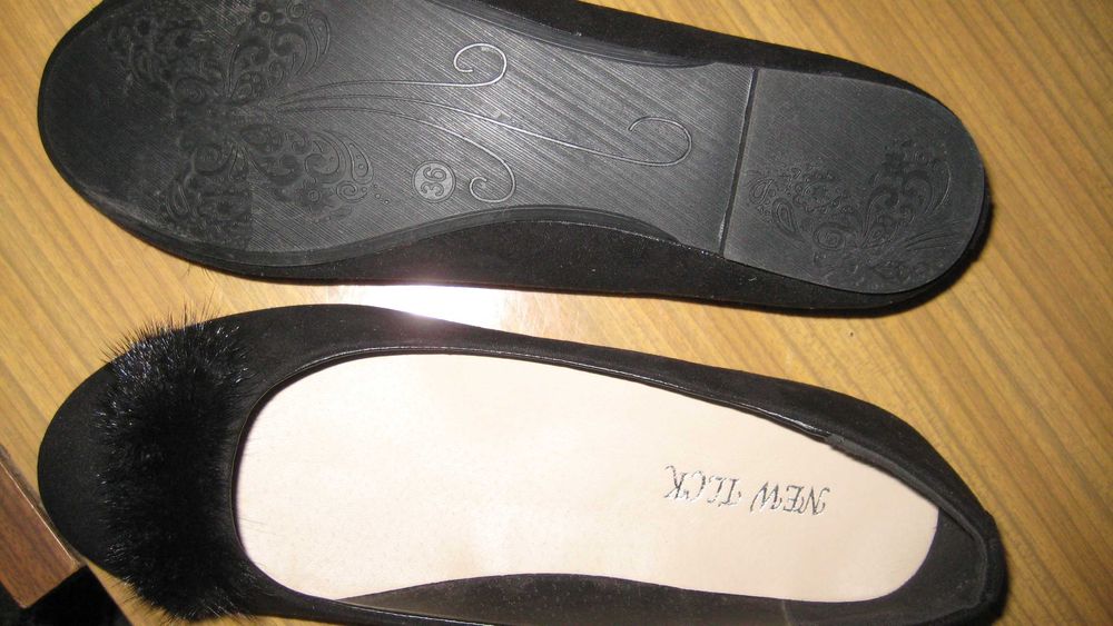 Baleriny czarne dziewczęce rozm 36