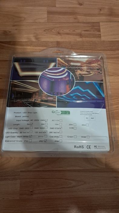 Taśmy LED SMD i COB 3m, 5m i 10m IP67