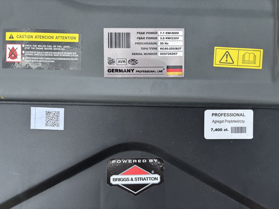 Agregat prądotwórczy Gothweim gh8540