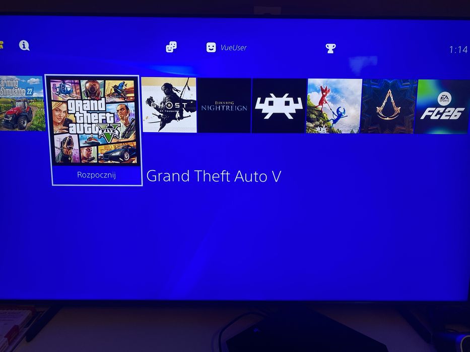 Ps4 1tb niski soft, dużo gier, goldhen