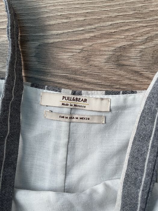Льняной ромпер pull&bear