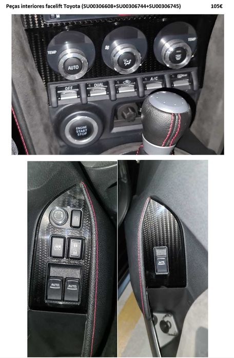 Peças para Toyota GT86