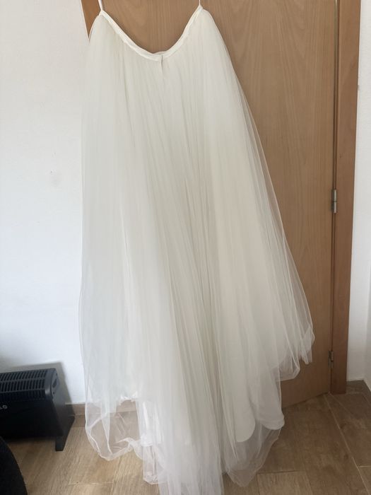 Sobre-saia premium para vestido de noiva – removível