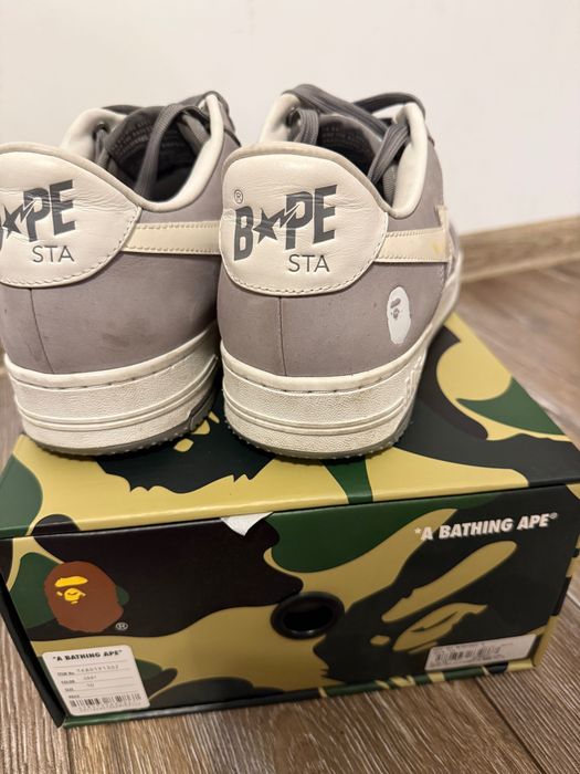 Skórzane sneakersy A Bathing Ape BAPE STA