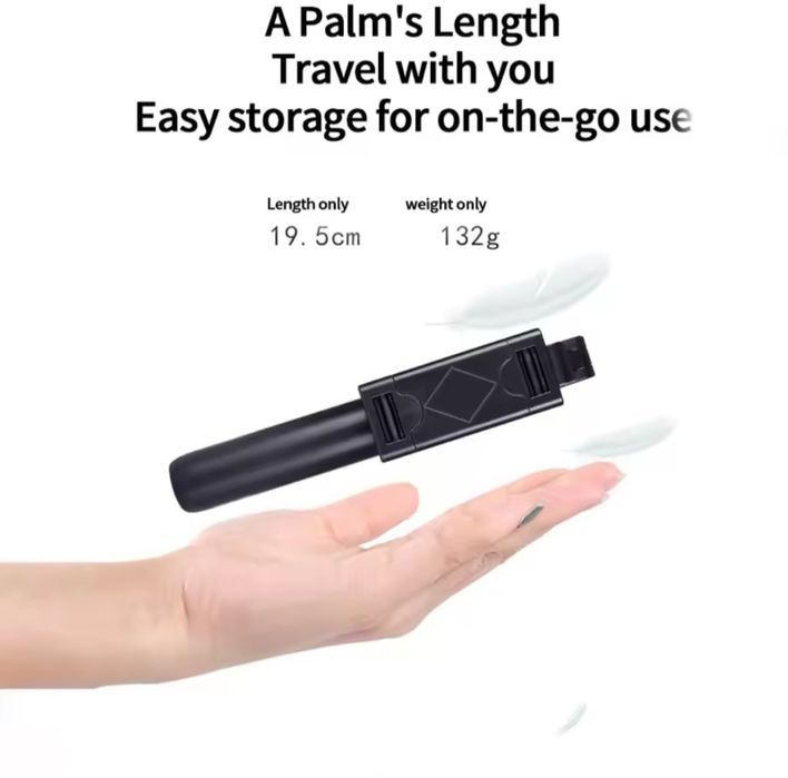 Suporte Selfie Stick Bluetooth com Comando