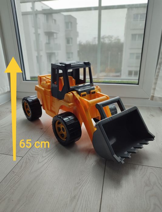 Pojazd Lena ogromny Spychać Buldożer 65 cm