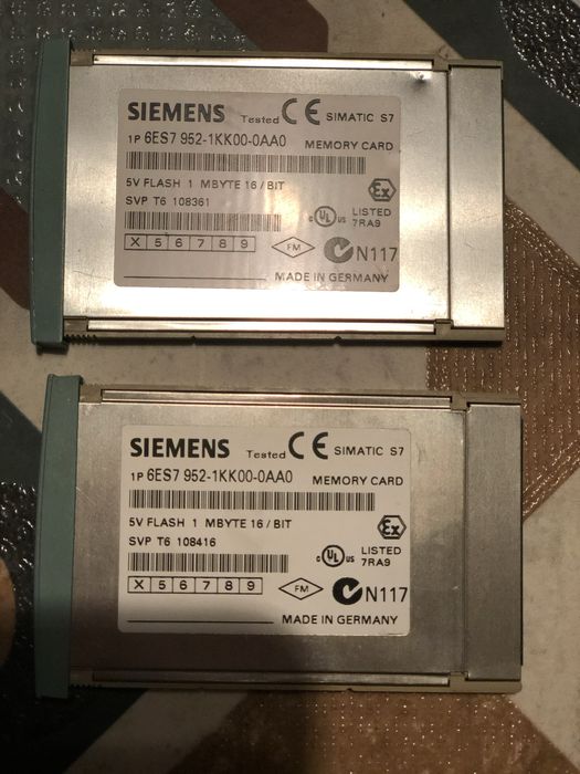 карта памяти Siemens SIMATIC S7 артикул 6ES7 952-1KK00-0AA0.