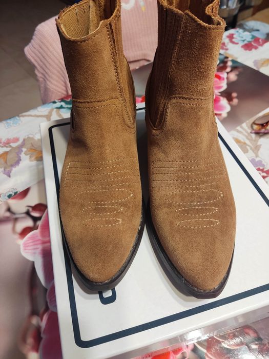 Kowbojki FatFace skóra naturalna r 36