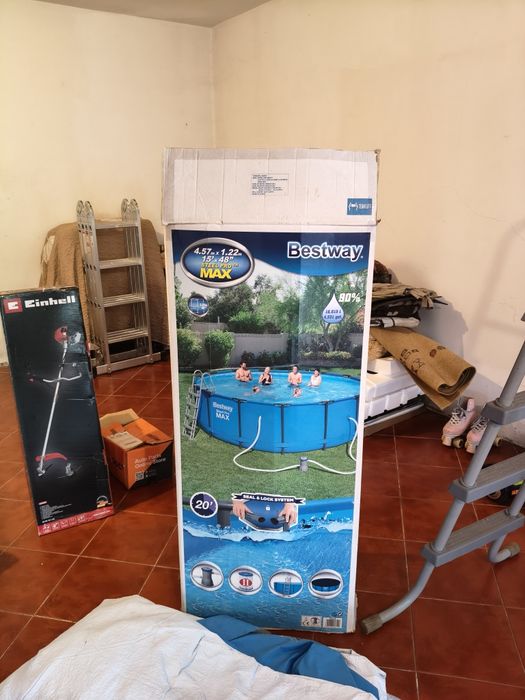 Piscina BestWay - 4.57 x 1.20  - usado