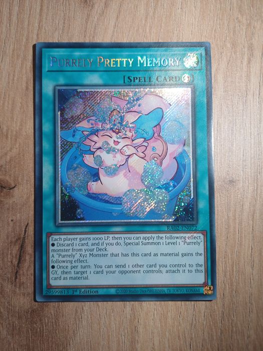 Purrely Pretty Memory - Yugioh Secret Rare
