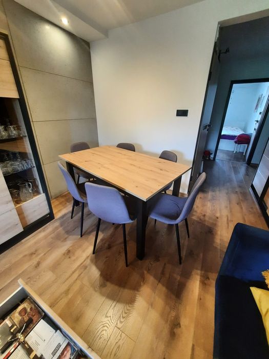 Stół rozkładany jasny dąb QUANT 10-Lenart