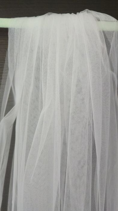 Welon Cięty Ślubny Mgiełka Ivory 90cm