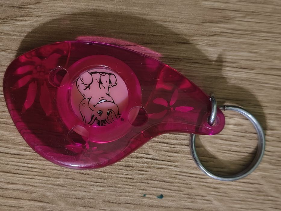 Breloczek brelok róż zawieszka token słonik