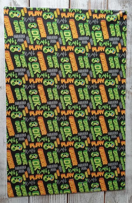 Gamingowa podkładka/ mata na biurko Game Over/ Minecraft 38 x 58 cm