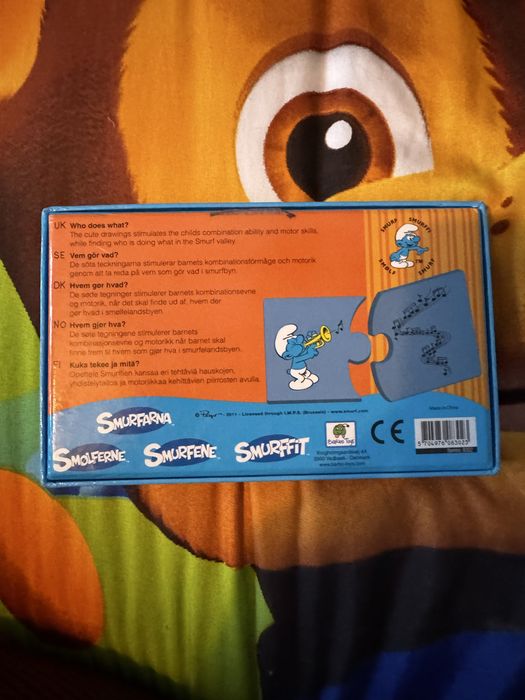 Puzzle de lógica dos smurff