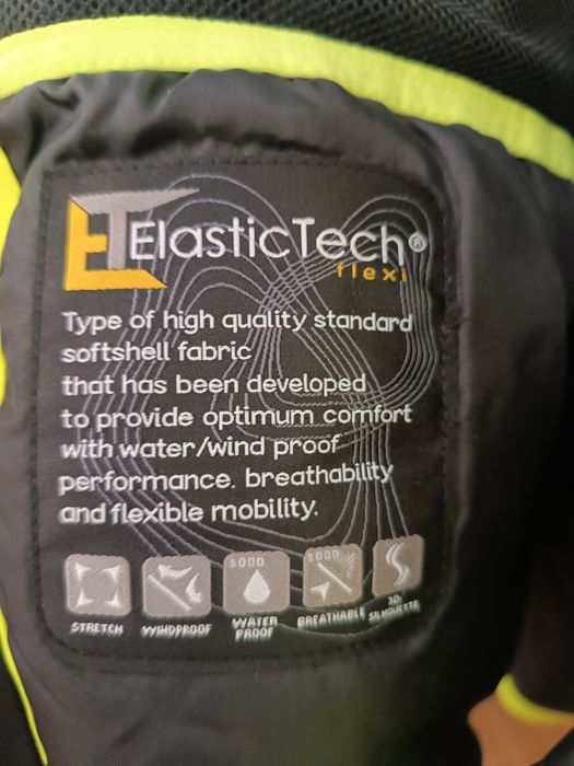 Kurtka softshell ARDON® Vision Winter męska, czarno-żółta