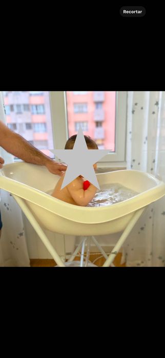 Banheira bebé confort com suporte