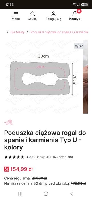 Poduszka ciążowa