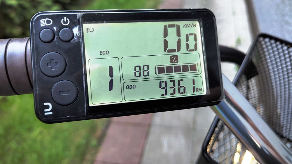 Rower "elektryczny" - zasięg 90km - przbieg 936 km!! - JAK NOWY