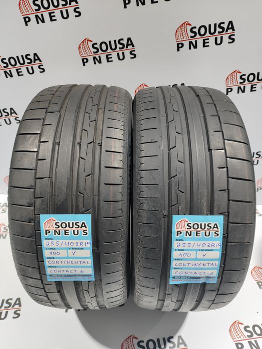 2 pneus semi novos 255-40R19 Continental - Oferta dos Portes
