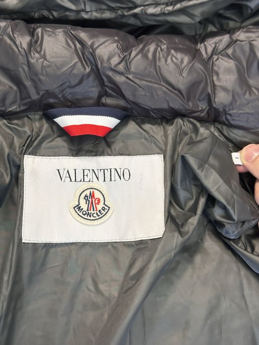 Пуховик moncler valentino монклер валентіно пуховик куртка зимняя пуха