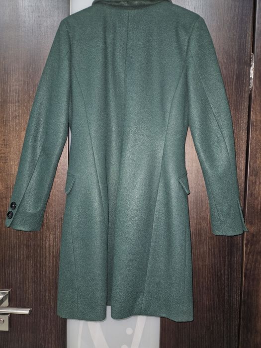 Plaszcz damski zielona butelka