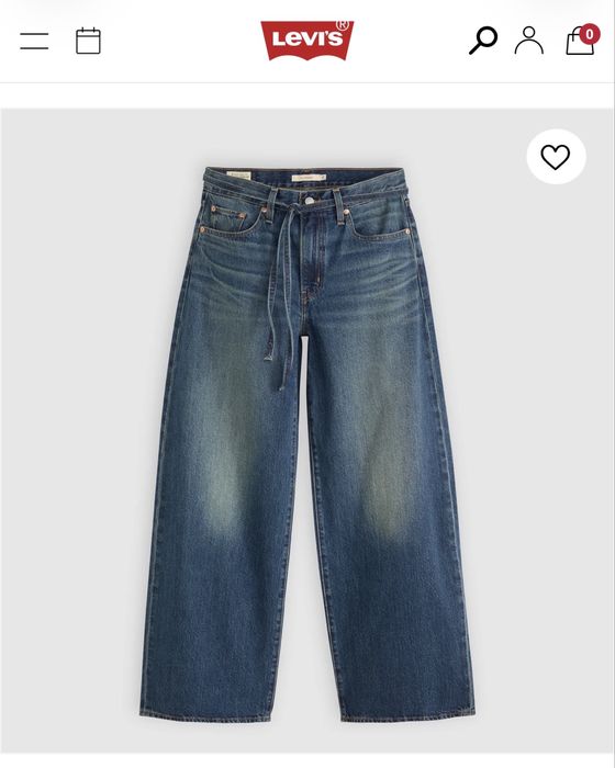 Джинси Levi’s темно сині прямі