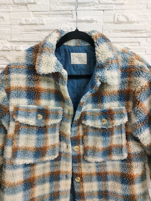 Тепла куртка сорочка Zara