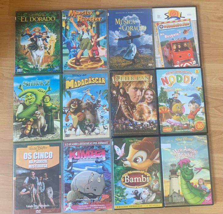 DVDs de crianças e jovens