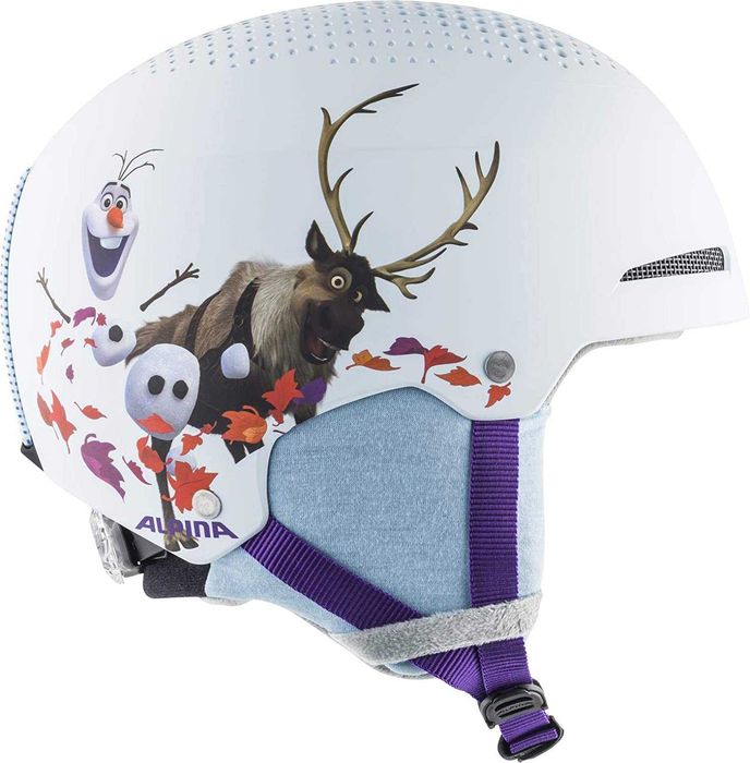 (NOVO) Capacete de Ski, unissexo, crianças, Frozen II, 51-55 cm
