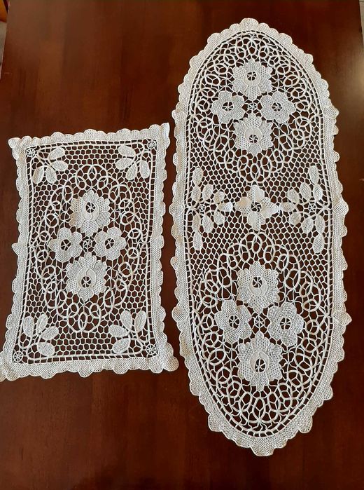 Panos em Renda - (DOIS) - Vintage