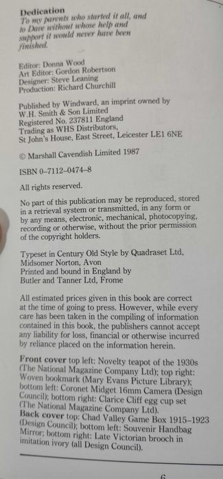 Livro Antiguidades Bargain antiques - Muriel Muller