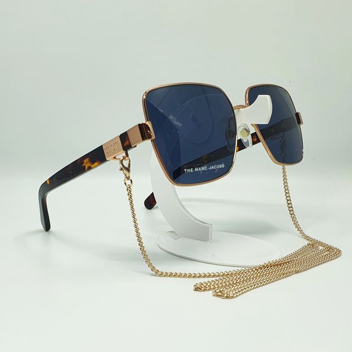 Okulary Marc Jacobs z łańcuszkiem