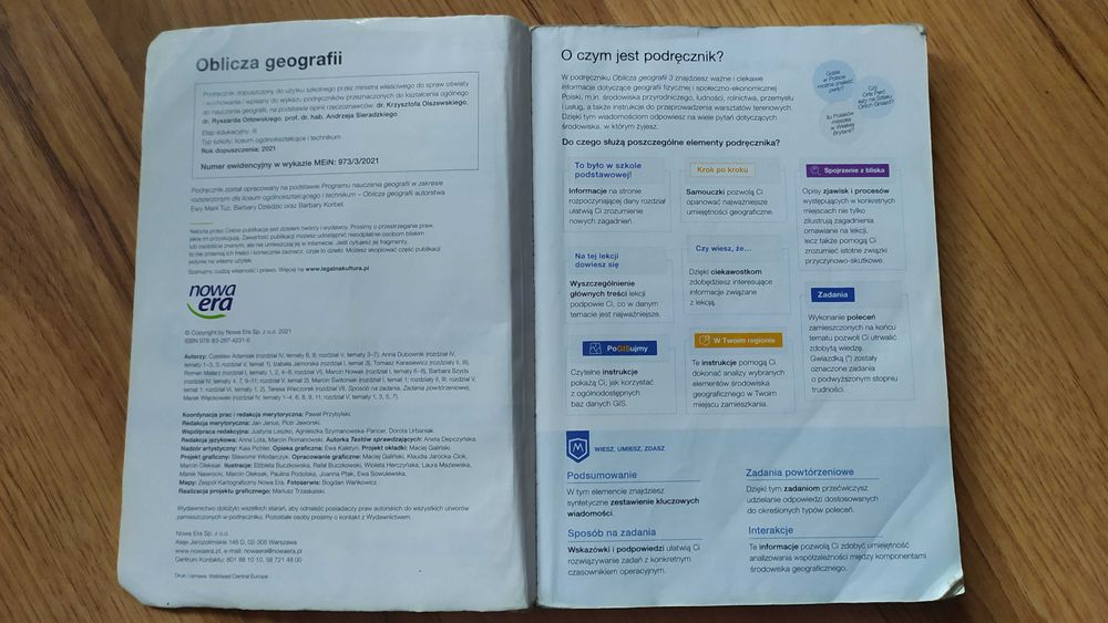 Oblicza geografii 3 zakres rozszerzony Nowa Era