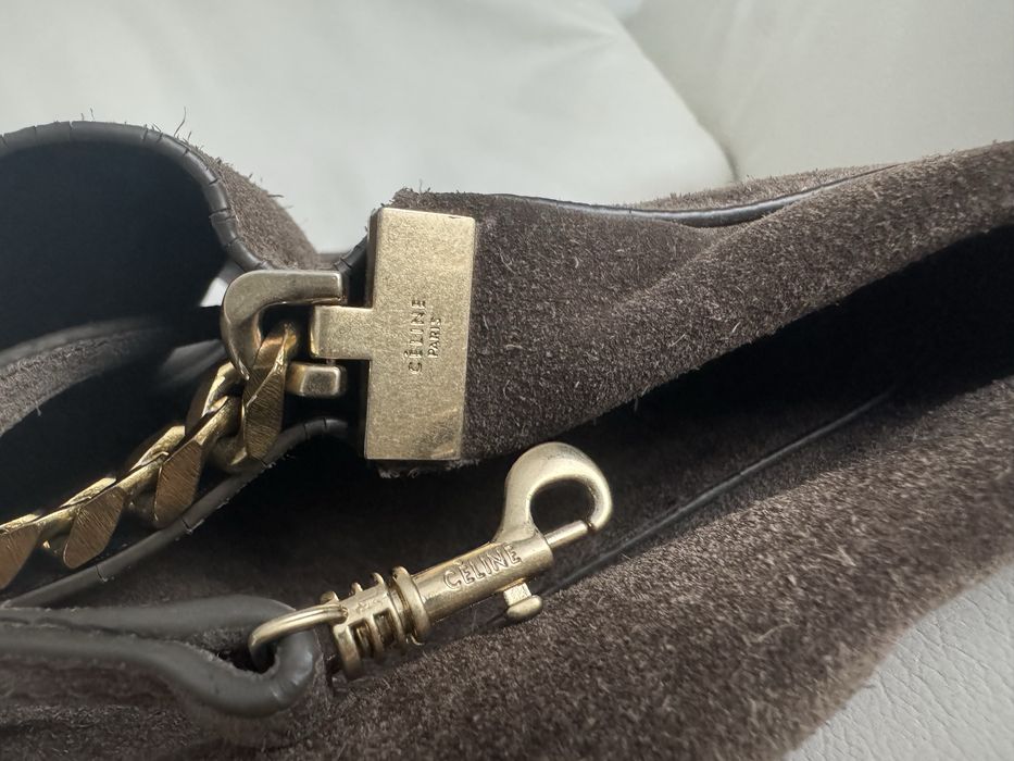 Сумка замшева  gourmete celine bag