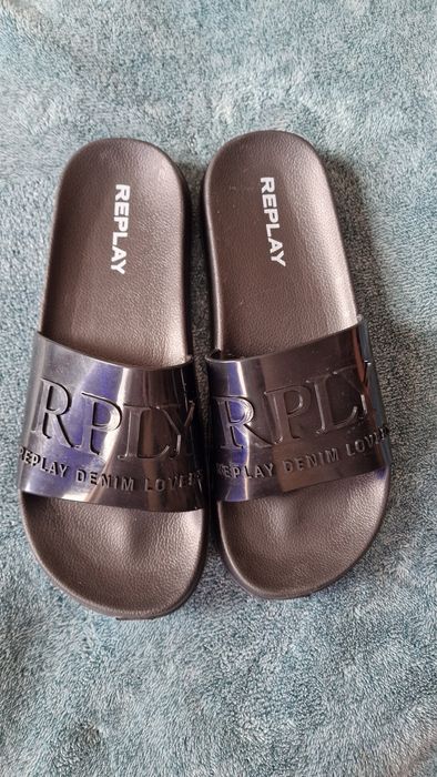 Klapki REPLAY czarne rozm.40