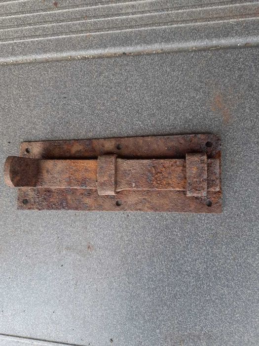 zasuwa do furtki, drzwi, bramy, ręcznie wykonana