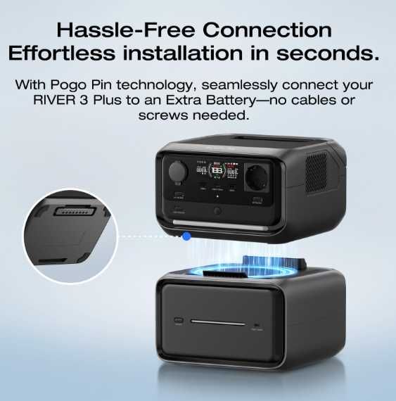 ЗАРЯДНА станція "EcoFlow" RIVER 3 MaxPlus860Вт/год.ОРИГІНАЛ! в КИЄВІ !