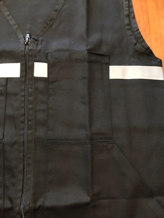 Coletes de trabalho, com fita refletora. Novos